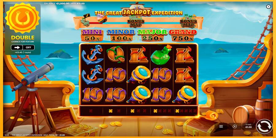 Hrací automat: The Great Jackpot Expedition s reálnou šancou na výhru