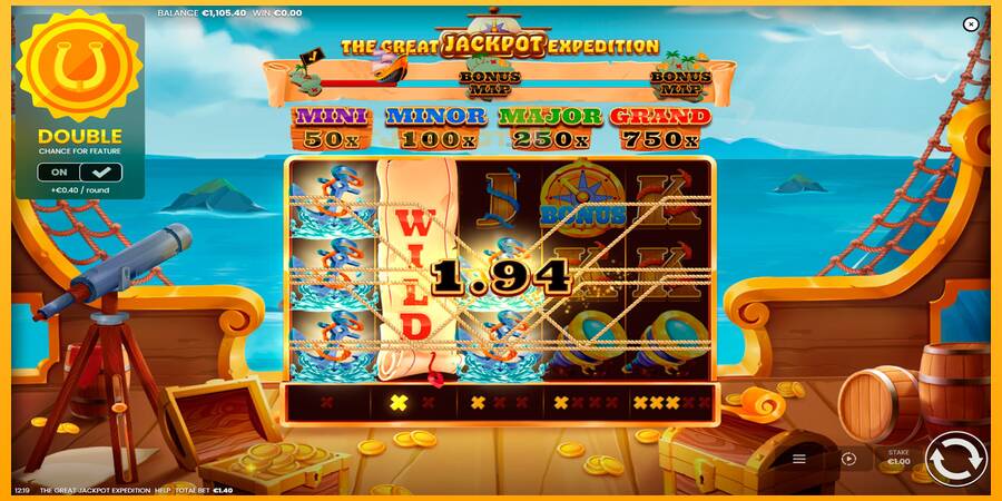 Hrací automat: The Great Jackpot Expedition s reálnou šancou na výhru