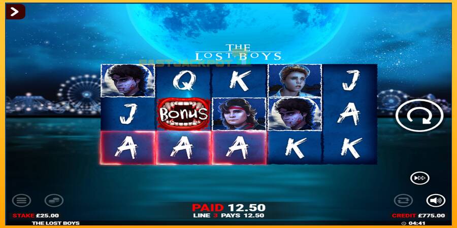 Hrací automat: The Lost Boys Rapid Fire Jackpots s reálnou šancou na výhru