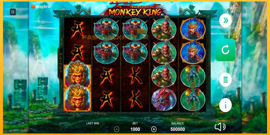 Hrací automat: The Monkey King s reálnou šancou na výhru