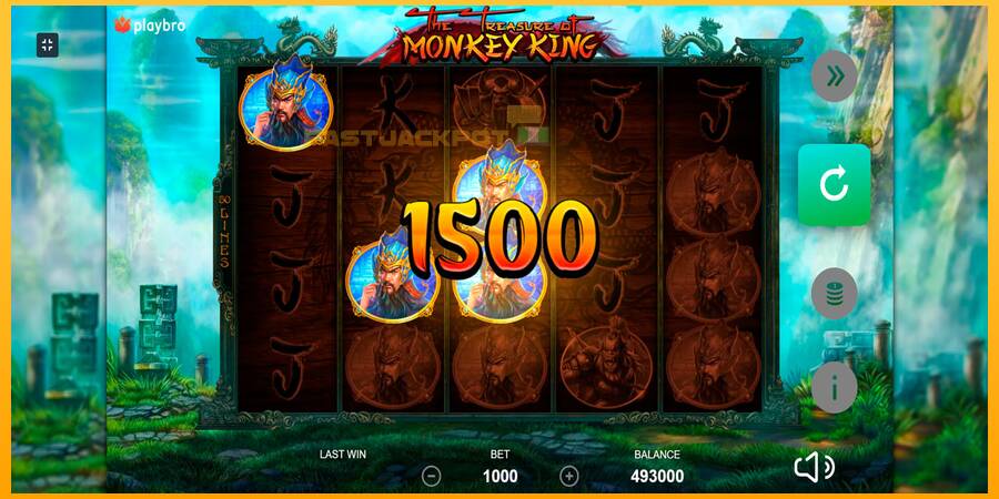 Hrací automat: The Monkey King s reálnou šancou na výhru