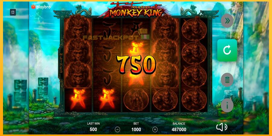 Hrací automat: The Monkey King s reálnou šancou na výhru