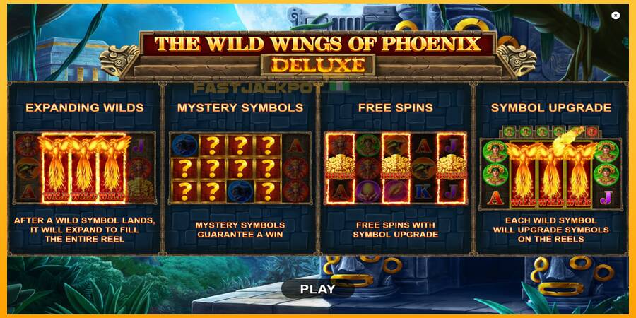 Hrací automat: The Wild Wings of Phoenix Deluxe s reálnou šancou na výhru