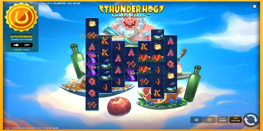 Hrací automat: Thunder Hog Chaos Reels s reálnou šancou na výhru