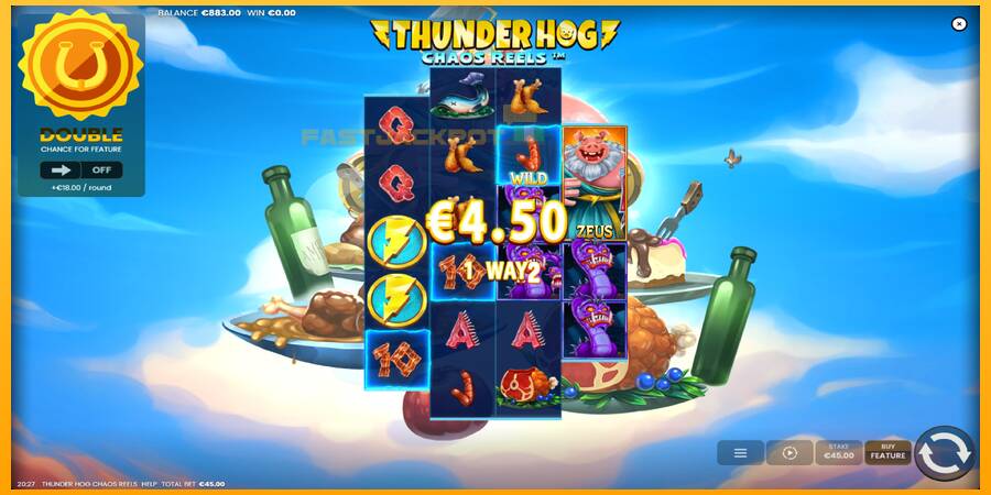 Hrací automat: Thunder Hog Chaos Reels s reálnou šancou na výhru