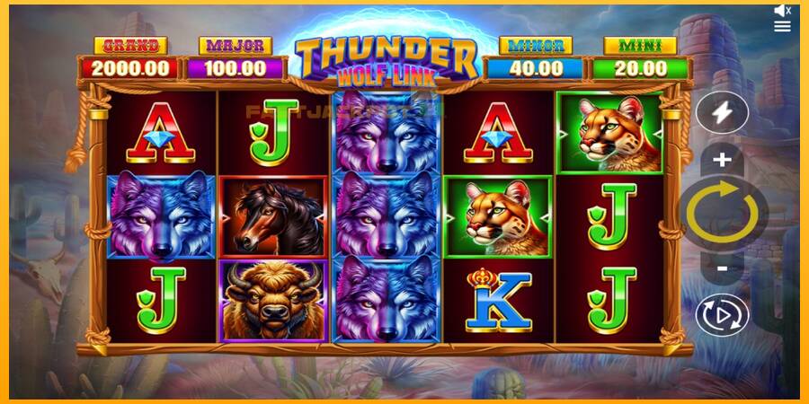 Hrací automat: Thunder Wolf Link s reálnou šancou na výhru