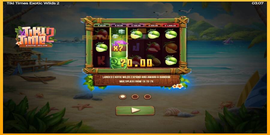 Hrací automat: Tiki Time Exotic Wilds 2 s reálnou šancou na výhru