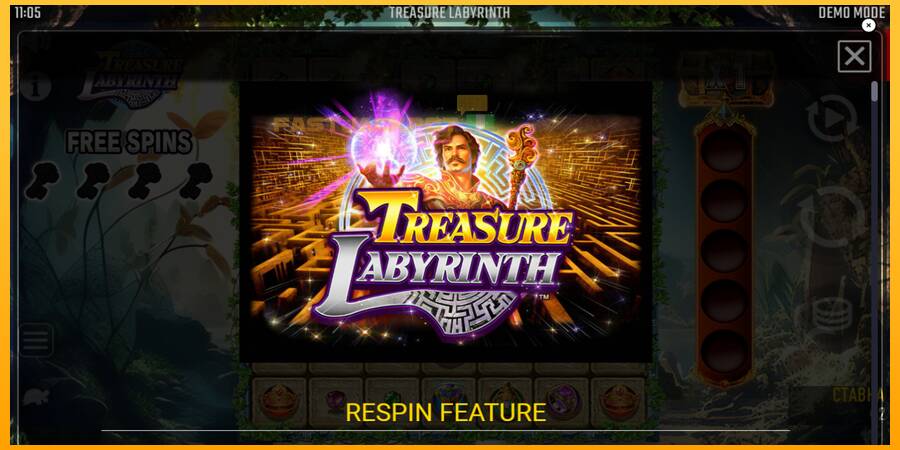 Hrací automat: Treasure Labyrinth s reálnou šancou na výhru