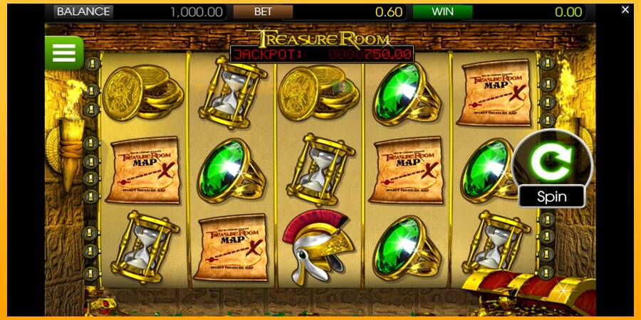 Hrací automat: Treasure Room s reálnou šancou na výhru