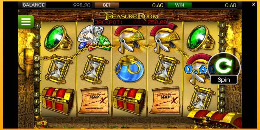 Hrací automat: Treasure Room s reálnou šancou na výhru