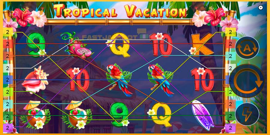 Hrací automat: Tropical Vacation s reálnou šancou na výhru