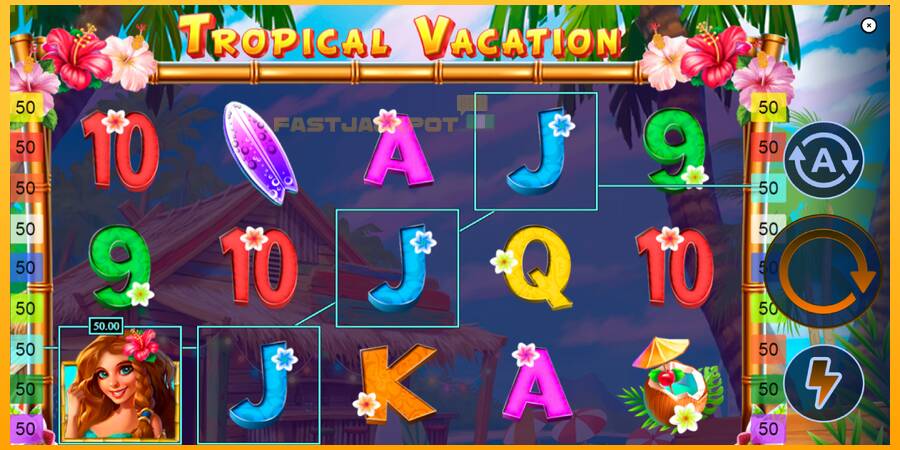 Hrací automat: Tropical Vacation s reálnou šancou na výhru