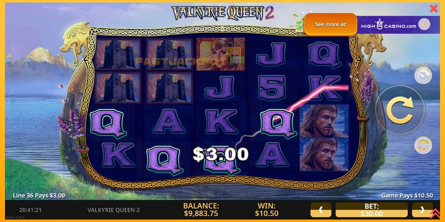 Hrací automat: Valkyrie Queen 2 s reálnou šancou na výhru