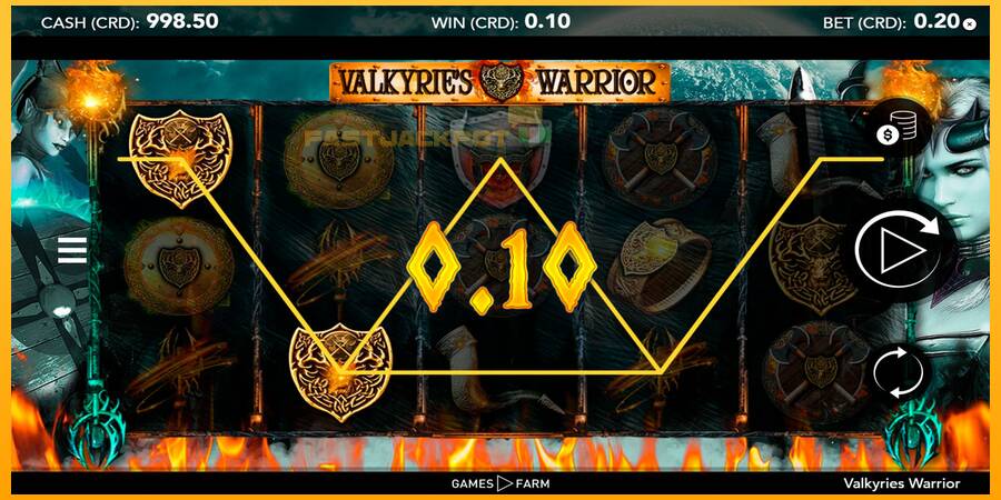 Hrací automat: Valkyries Warrior s reálnou šancou na výhru