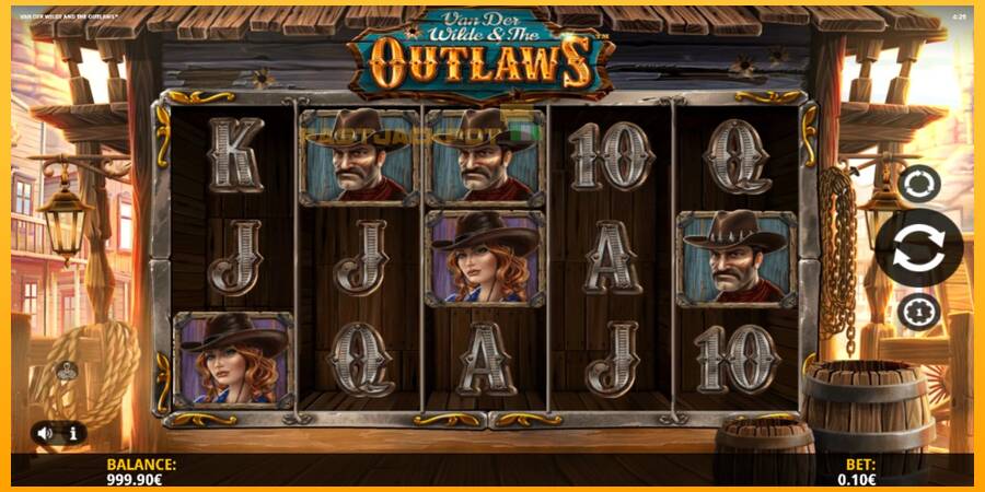 Hrací automat: Van der Wilde and The Outlaws s reálnou šancou na výhru