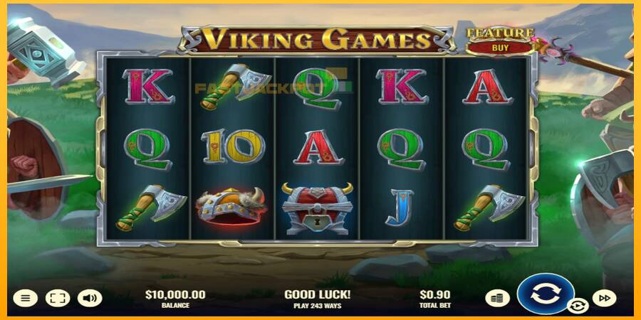 Hrací automat: Viking Games s reálnou šancou na výhru