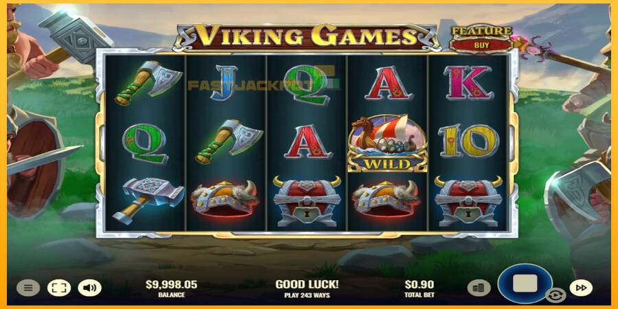 Hrací automat: Viking Games s reálnou šancou na výhru