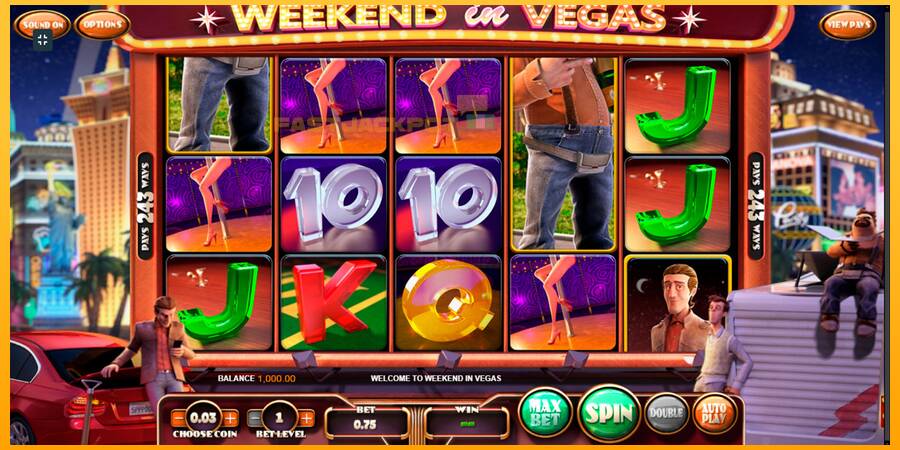 Hrací automat: Weekend In Vegas s reálnou šancou na výhru