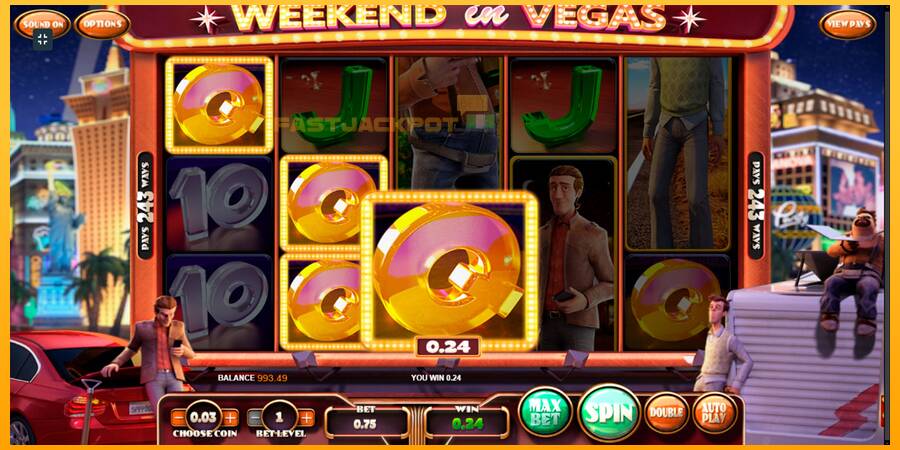 Hrací automat: Weekend In Vegas s reálnou šancou na výhru