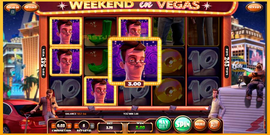 Hrací automat: Weekend In Vegas s reálnou šancou na výhru