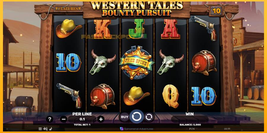 Hrací automat: Western Tales - Bounty Pursuit s reálnou šancou na výhru