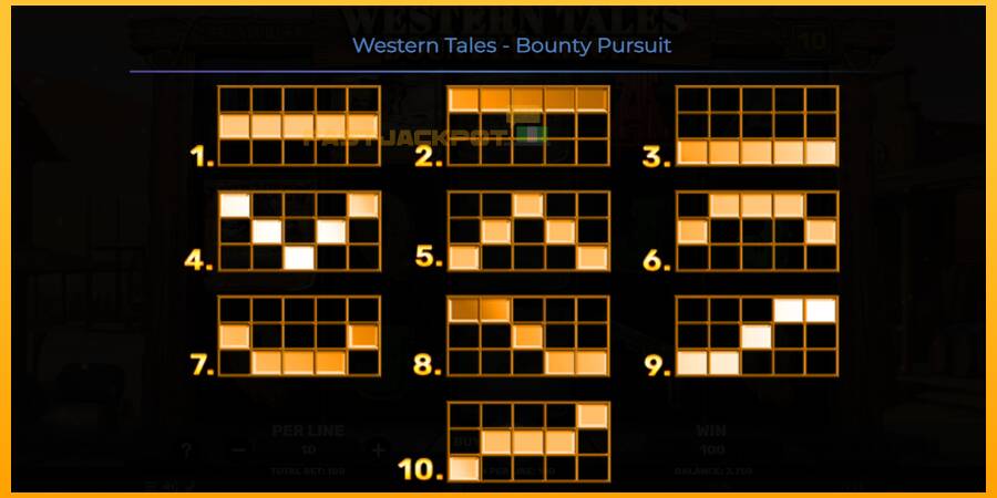 Hrací automat: Western Tales - Bounty Pursuit s reálnou šancou na výhru