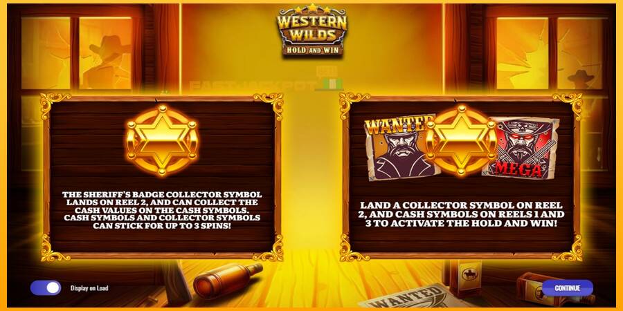 Hrací automat: Western Wilds Hold and Win s reálnou šancou na výhru