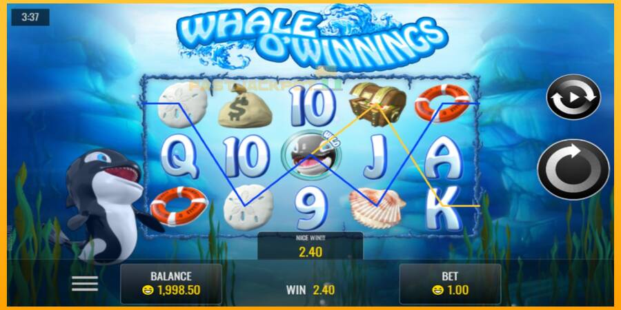 Hrací automat: Whale O’Winnings s reálnou šancou na výhru