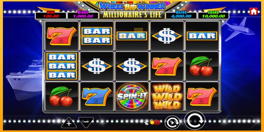 Hrací automat: Wheel Big Winner Millionaires Life s reálnou šancou na výhru