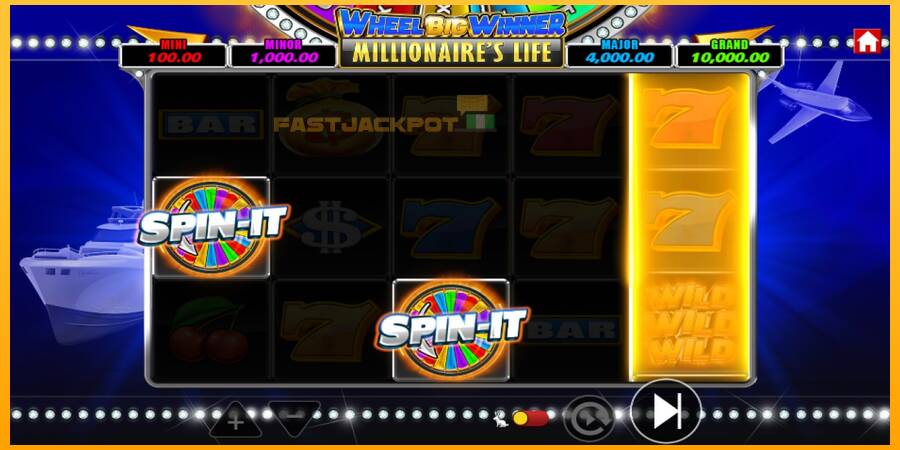 Hrací automat: Wheel Big Winner Millionaires Life s reálnou šancou na výhru