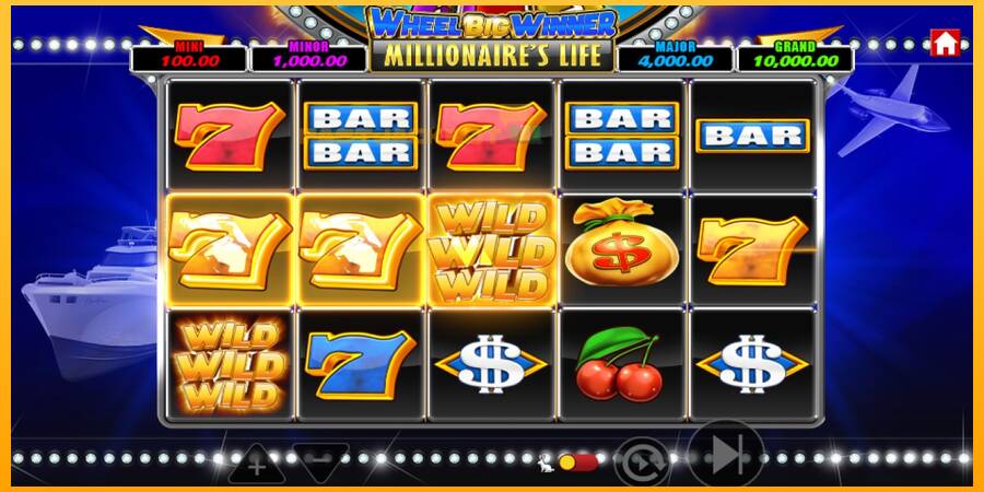 Hrací automat: Wheel Big Winner Millionaires Life s reálnou šancou na výhru