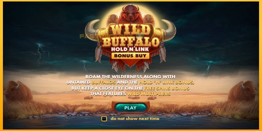 Hrací automat: Wild Buffalo Hold N Link Bonus Buy s reálnou šancou na výhru