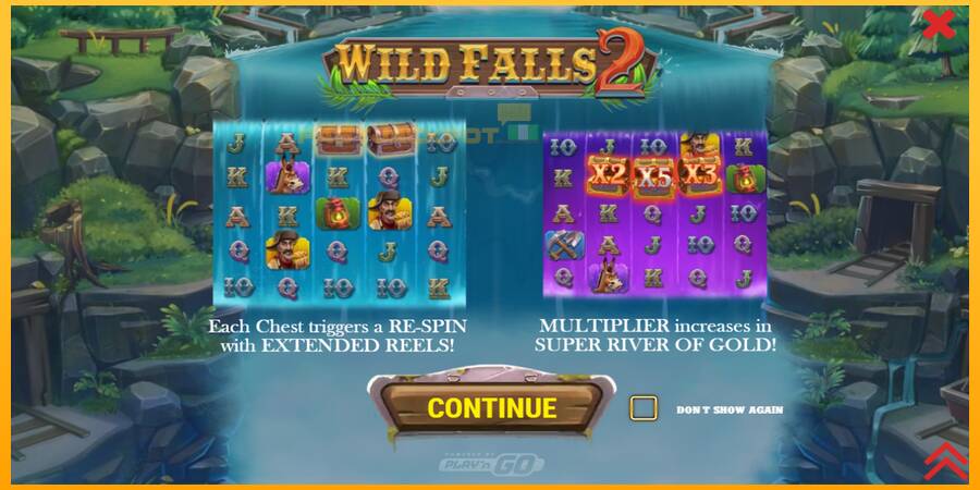 Hrací automat: Wild Falls 2 s reálnou šancou na výhru