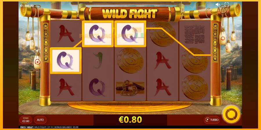 Hrací automat: Wild Fight s reálnou šancou na výhru