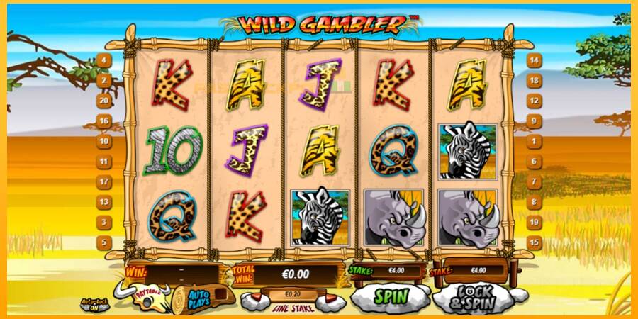 Hrací automat: Wild Gambler s reálnou šancou na výhru