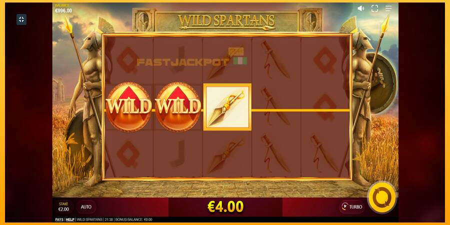 Hrací automat: Wild Spartans s reálnou šancou na výhru