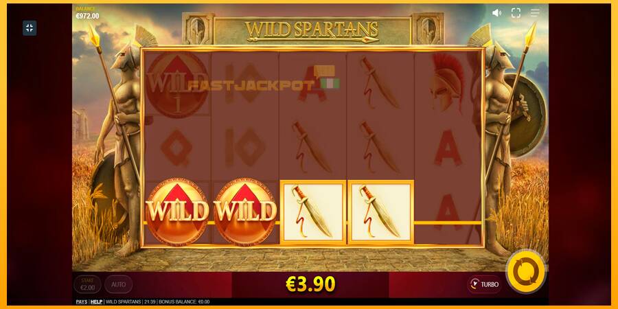 Hrací automat: Wild Spartans s reálnou šancou na výhru