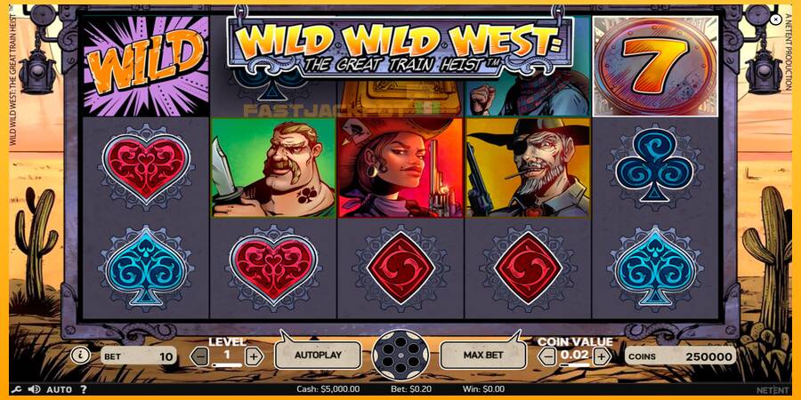 Hrací automat: Wild Wild West s reálnou šancou na výhru