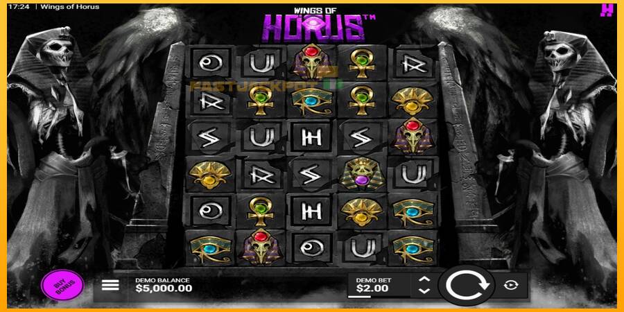 Hrací automat: Wings of Horus s reálnou šancou na výhru