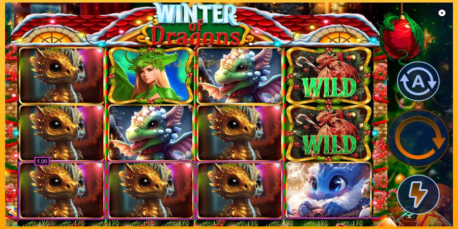 Hrací automat: Winter of Dragons s reálnou šancou na výhru