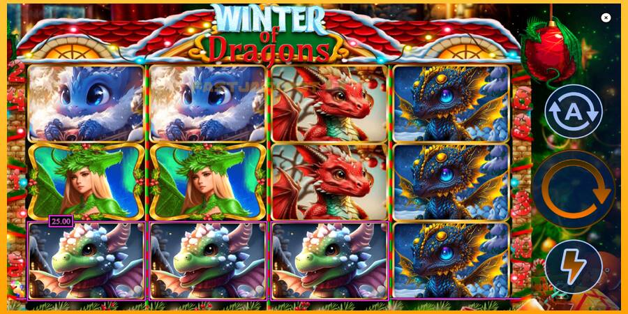 Hrací automat: Winter of Dragons s reálnou šancou na výhru