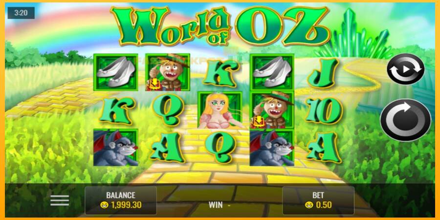 Hrací automat: World of Oz s reálnou šancou na výhru