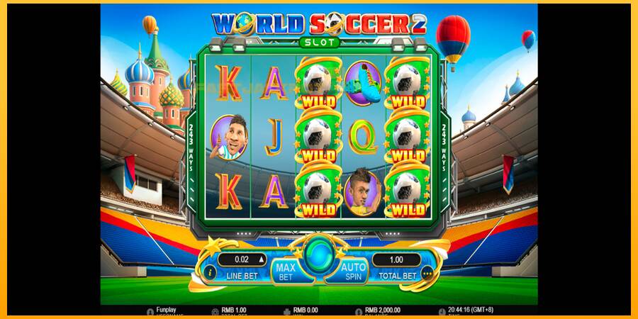 Hrací automat: World Soccer Slot 2 s reálnou šancou na výhru