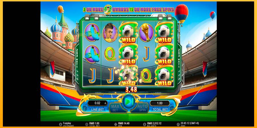 Hrací automat: World Soccer Slot 2 s reálnou šancou na výhru