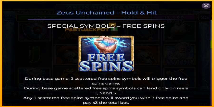 Hrací automat: Zeus Unchained - Hold & Hit s reálnou šancou na výhru