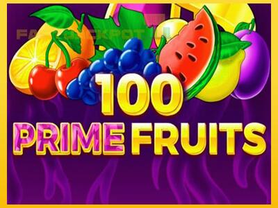 Hrací automat 100 Prime Fruits so šancou vyhrať