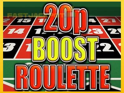 Hrací automat 20p Boost Roulette so šancou vyhrať