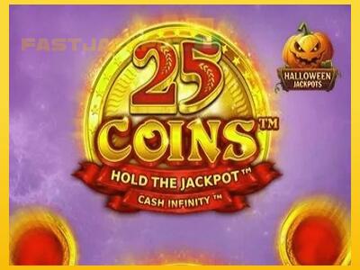 Hrací automat 25 Coins Halloween Jackpots so šancou vyhrať