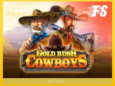 Hrací automat Gold Rush Cowboys so šancou vyhrať