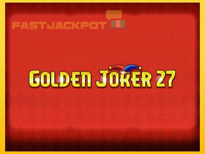 Hrací automat Golden Joker 27 Hold & Win so šancou vyhrať